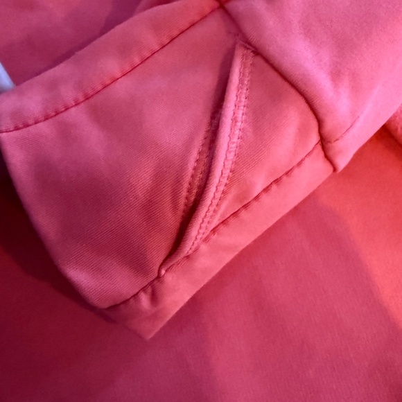 Under Armour ColdGear Quarter-Zip Pullover Athletic Top Neon Pink/Coral S/M - Picture 6 of 9